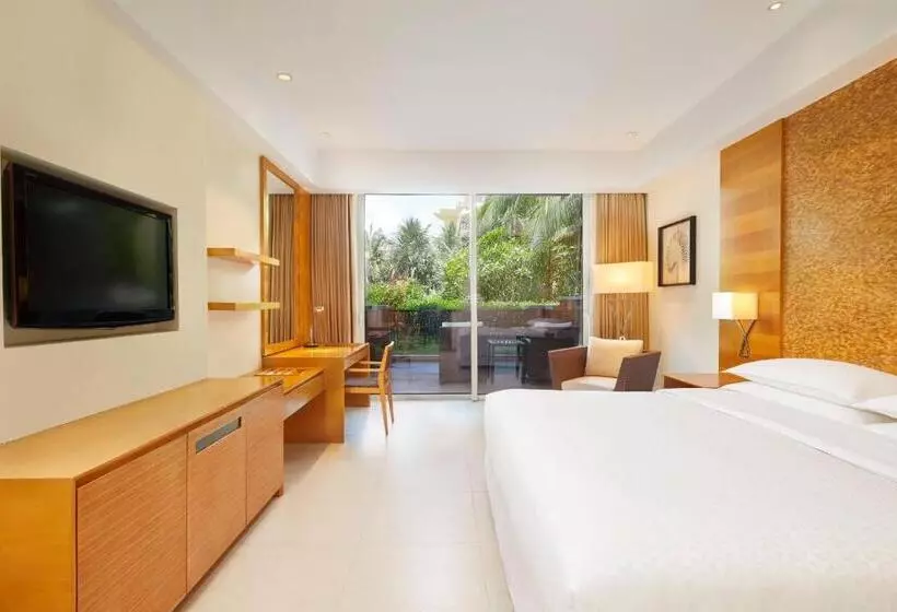 庭の見えるバルコニー月スタンダードルーム, Four Points By Sheraton Shenzhou Peninsula Resort