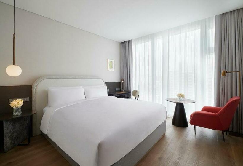 디럭스 룸 킹사이즈 침대, Naru Seoul Mgallery Ambassador