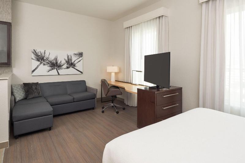キングサイドベッドのスタンダードワンルーム, Residence Inn By Marriott West Palm Beach Downtown