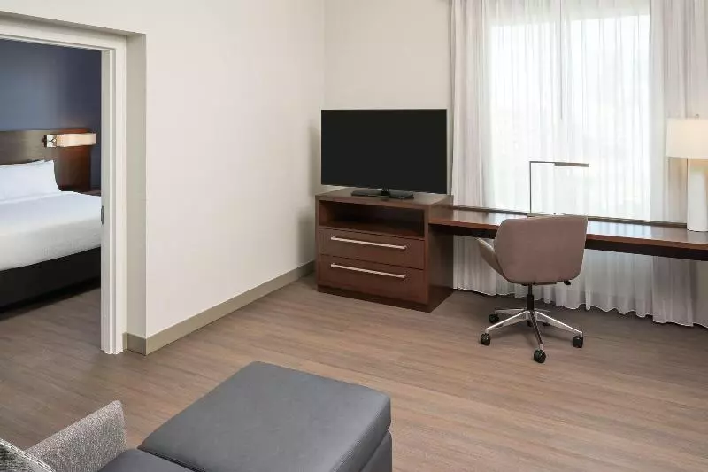 キングサイドベッドのスタンダードワンルーム, Residence Inn By Marriott West Palm Beach Downtown