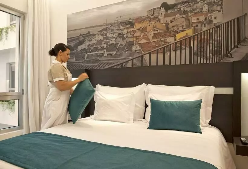 اتاق استاندارد یک نفره, Jupiter Lisboa Hotel - Rooftop & Spa