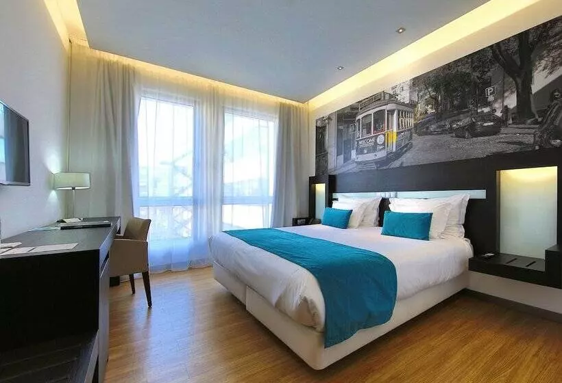 اتاق استاندارد یک نفره, Jupiter Lisboa Hotel - Rooftop & Spa