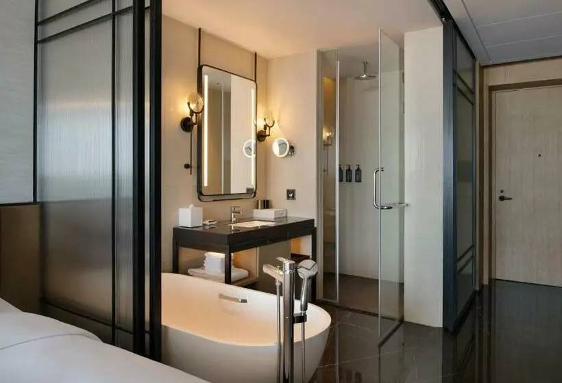 オーシャンビューデラックスルームバルコニー付き, Sheraton Ningbo Xiangshan Resort