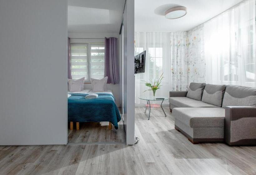 テラス付きスタンダードワンルーム, Hoff Dom Przy Morzu