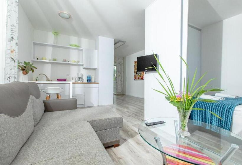 テラス付きスタンダードワンルーム, Hoff Dom Przy Morzu