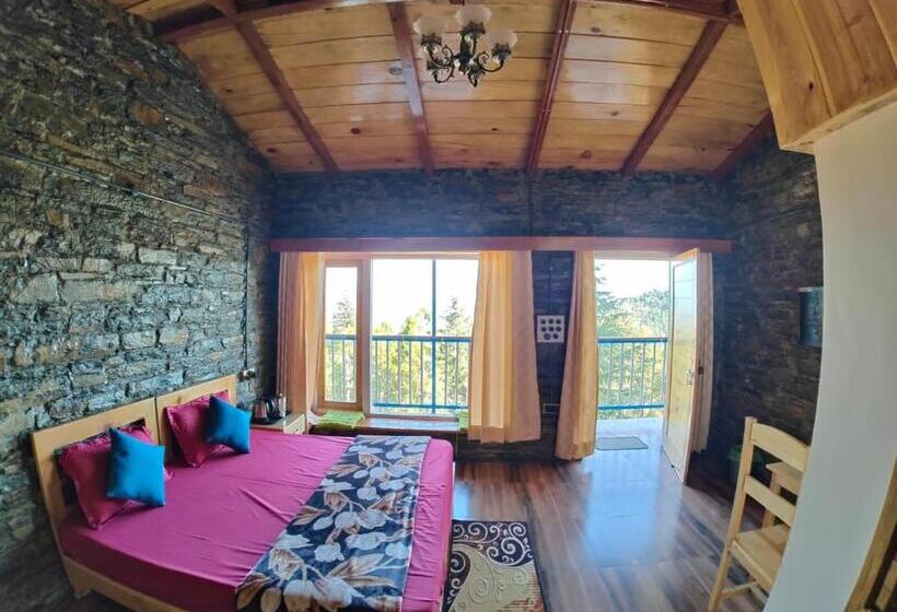 스탠다드 룸 산 전망, The Roots Hotel & Resort Jalna Almora