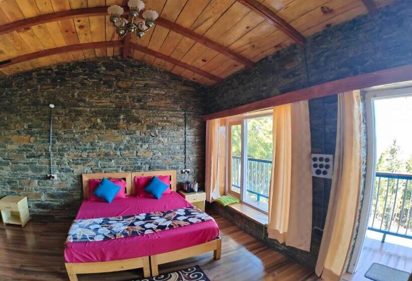 חדר סטנדרט נוף להרים, The Roots Hotel & Resort Jalna Almora