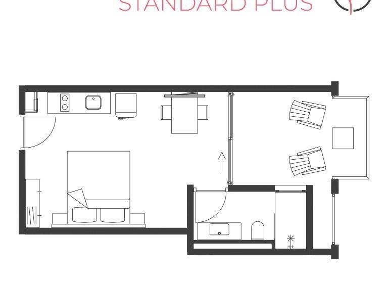 اتاق استاندارد با تخت بزرگ, Chogogo Dive & Beach Resort Bonaire