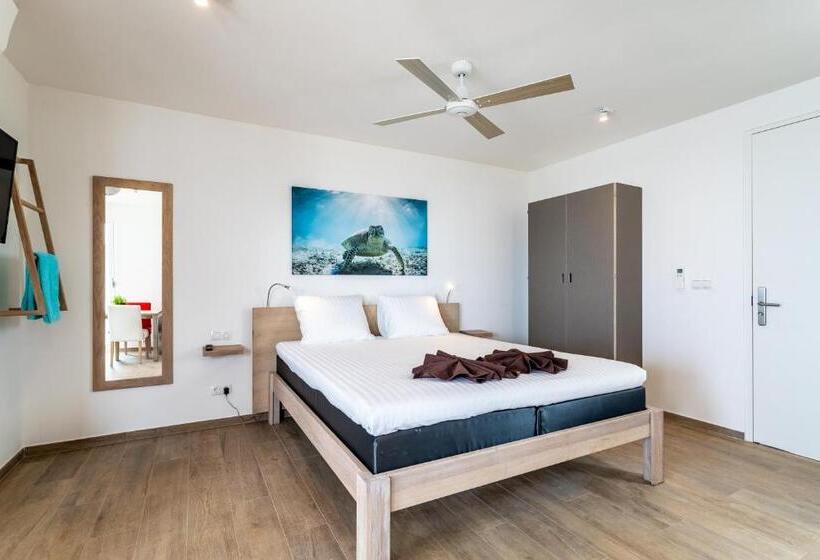 اتاق خانوادگی با چشمانداز باغ, Chogogo Dive & Beach Resort Bonaire