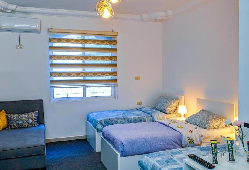 Economy Quadruple Room, Full Panorama Jerash