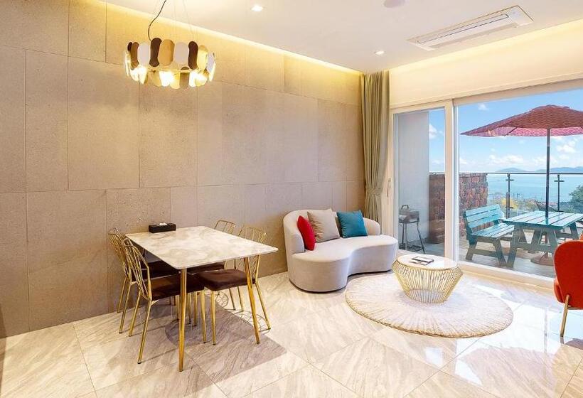 套房带园景, Ganghwa Elijah Resort