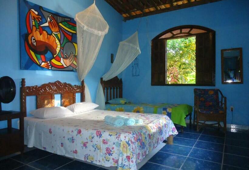 חדר סטנדרט לשלושה עם נוף לגינה, Pousada Villa Amari