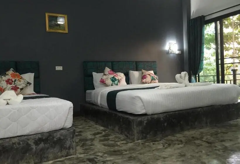 バルコニー付きデラックスルーム, Baan Rai Phufah Resort Chiangrai