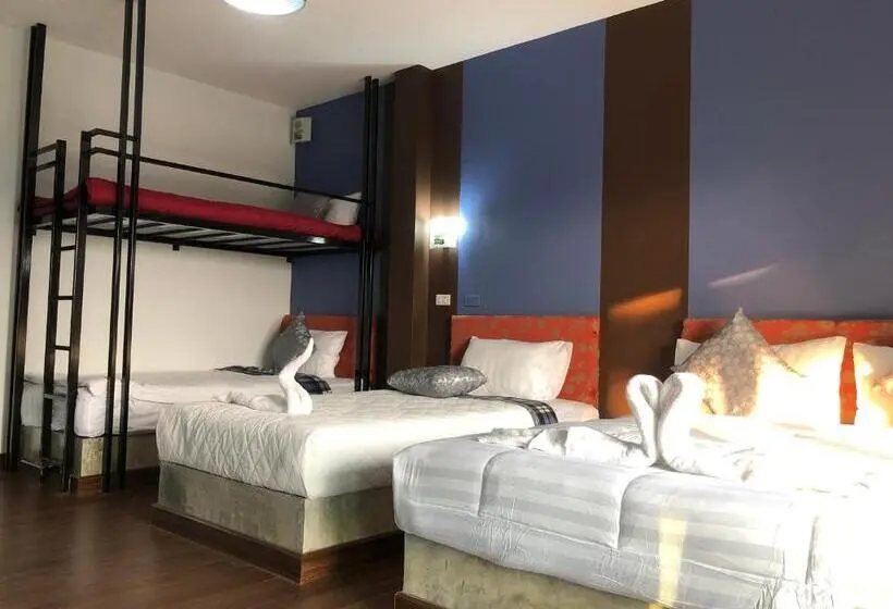 デラックスファミリールーム, Baan Rai Phufah Resort Chiangrai