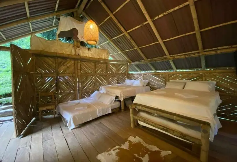 ファミリールーム, Ecocabaña Pocahontas En Rio Santo Domingo, Melcocho