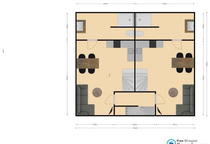 شقة ديلوكس غرفة نوم واحدة, Gastenverblijf Rodenburg