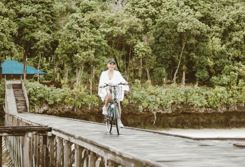 غرفة ديلوكس ذات إطلالة جانبية على البحر, Arasatu Villas & Sanctuary