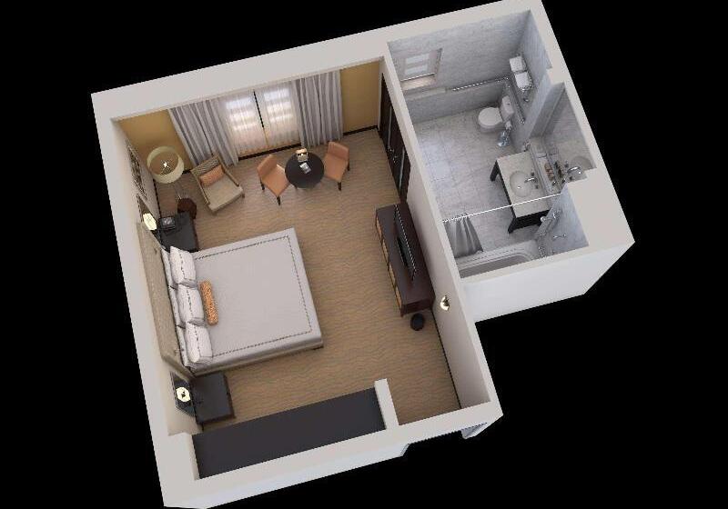 اتاق استاندارد با تخت بزرگ, Condado Vanderbilt