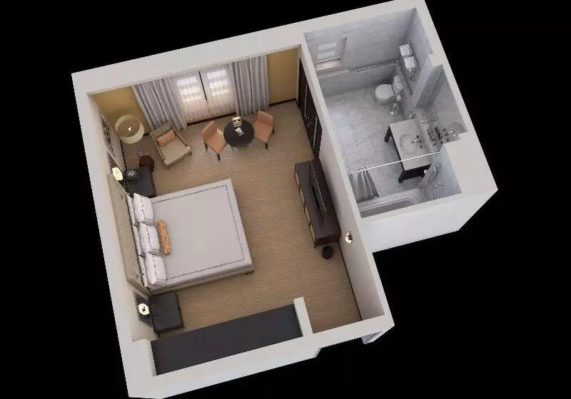 اتاق استاندارد با تخت بزرگ, Condado Vanderbilt