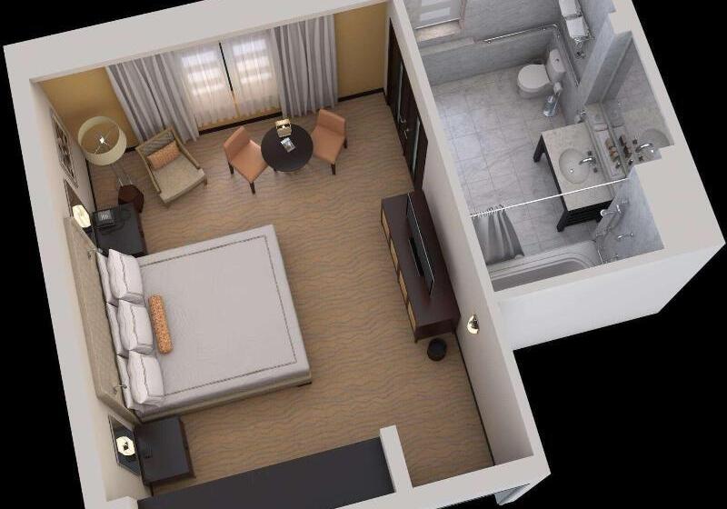 اتاق استاندارد با تخت بزرگ, Condado Vanderbilt