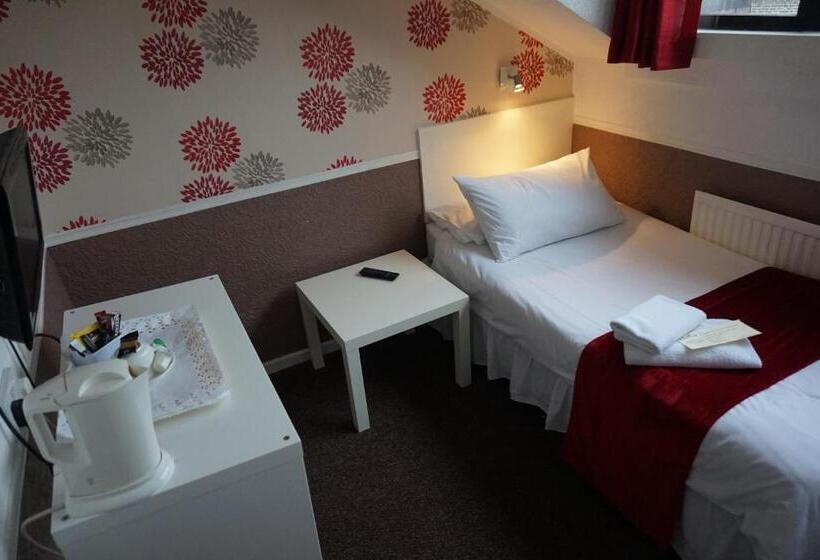 Habitació Estàndard Individual Bany Compartit, The Boundary Hotel   B&b