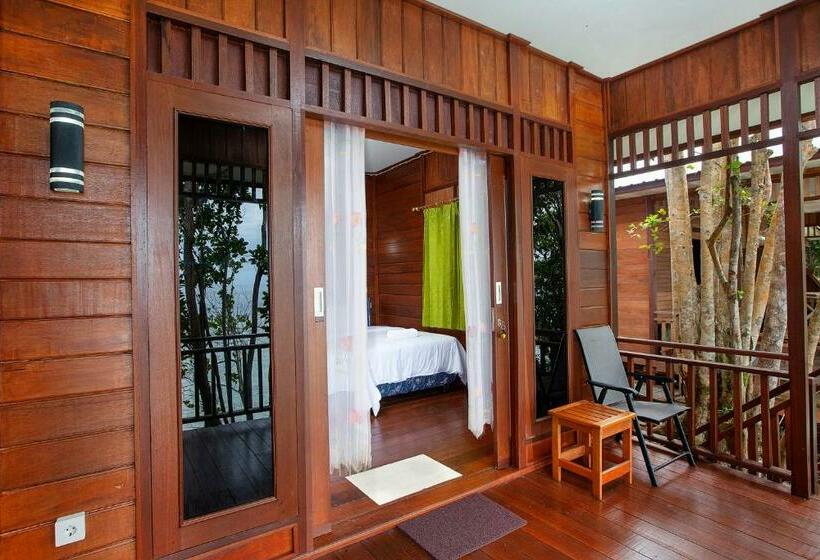 غرفة قياسية مزوَّدة بشُرفة, Maratua Dive Center And Lodge