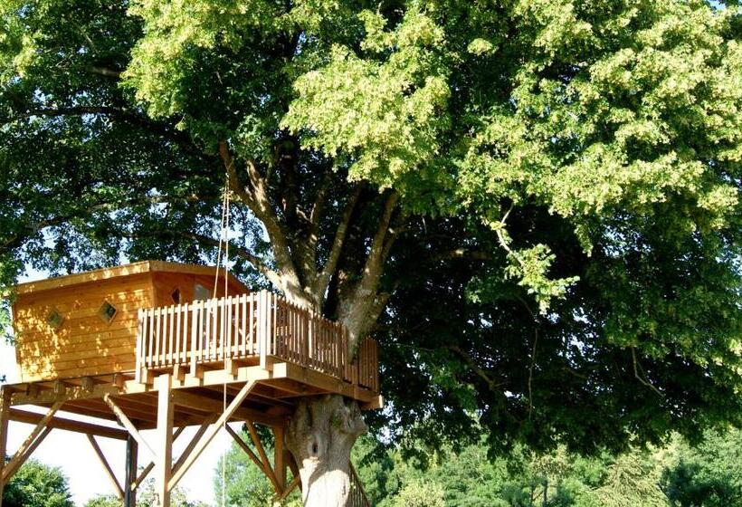 标准间带阳台, Les Cabanes De Gros Bois