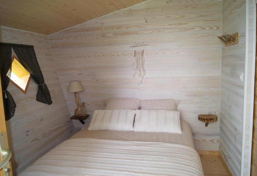 标准间带阳台, Les Cabanes De Gros Bois