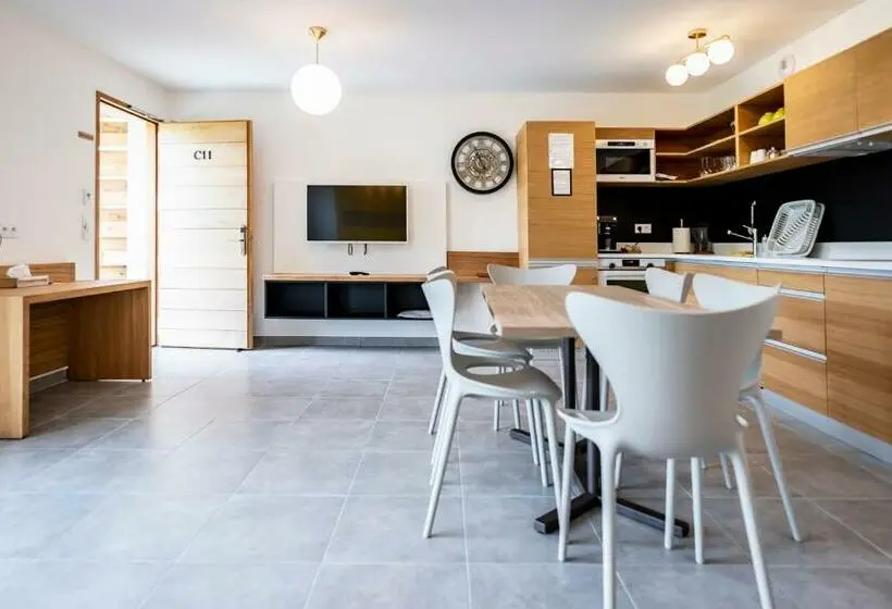 １ベッドルームのスーペリアアパートメント, Hôtel Résidence A Torra