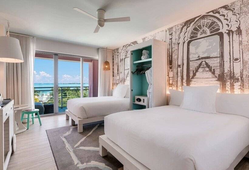 اتاق استاندارد با 2 تخت دوبل, Sls At Baha Mar