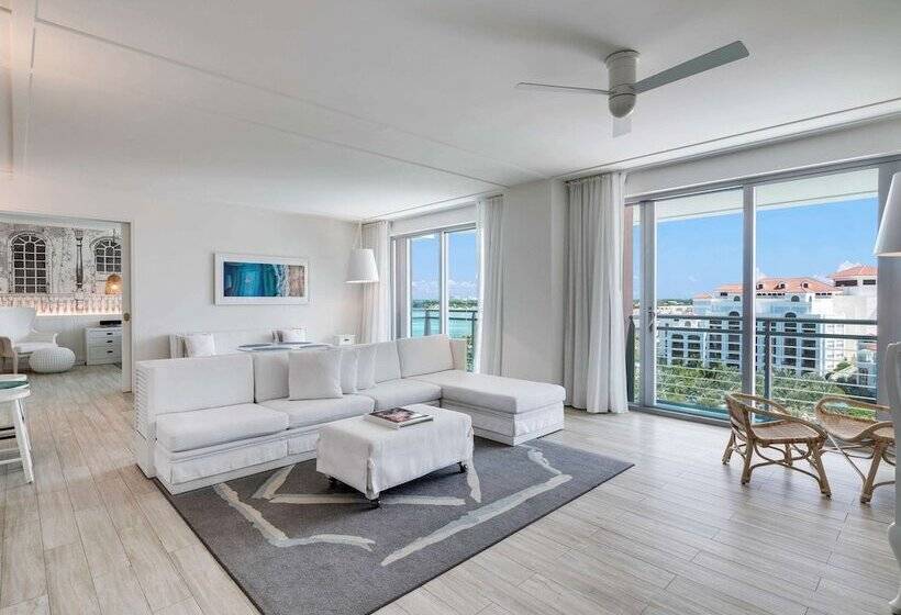 آپارتمان 1 خوابه با چشمانداز دریا, Sls At Baha Mar