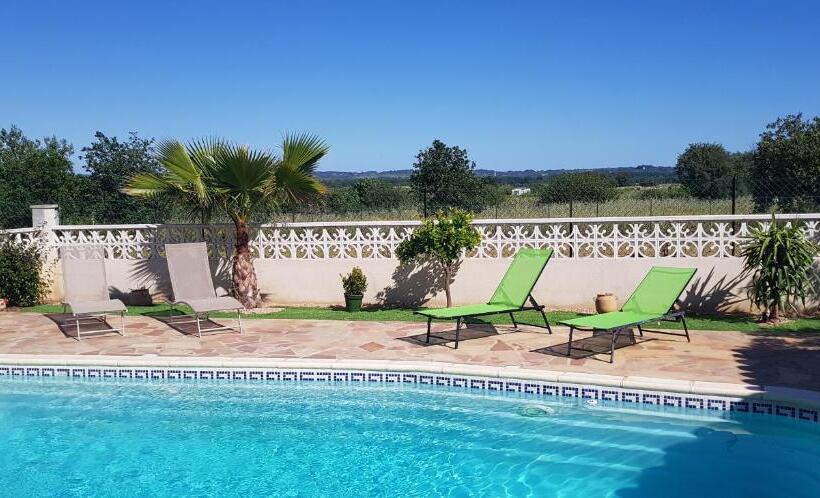 غرفة قياسية مطلّة علي حمام السباحة, Les Chênes De Da Li