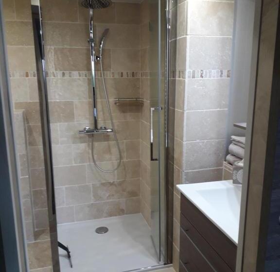 Standard room with outdoor bath, Chambres D Hôtes Le Chalet