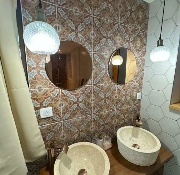 Habitació Familiar Deluxe, ô Trois Puits