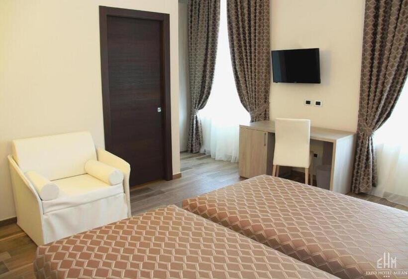 اتاق استاندارد سه نفره, Expo Hotel Milan