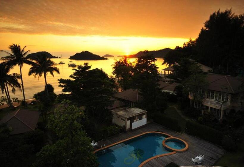 חדר דלוקס נוף לים, Maka Thanee Resort