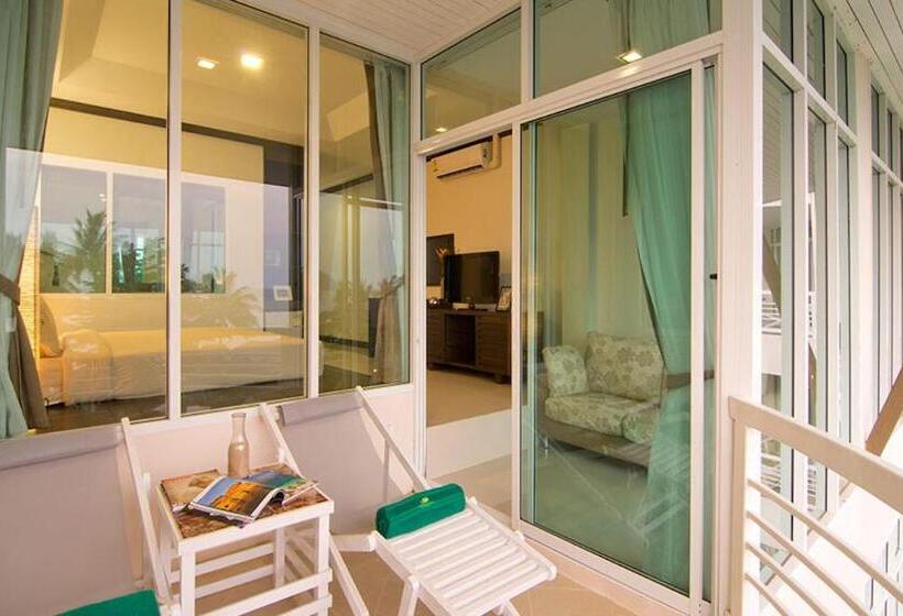 חדר דלוקס נוף לים, Maka Thanee Resort