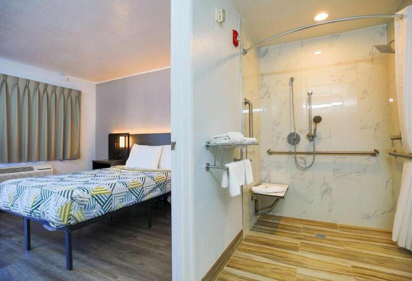 身障者適用スタンダードルーム, Motel 6sacramento, Ca Central