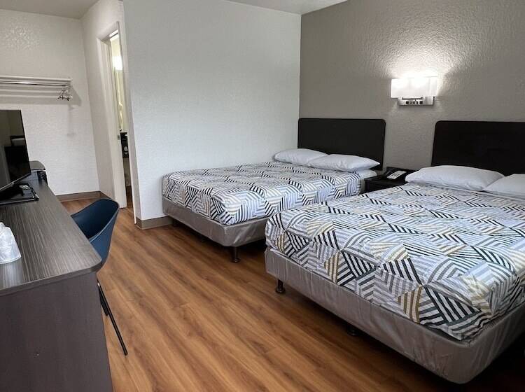 חדר סטנדרט שתי מיטות זוגיות, Motel 6longview, Tx