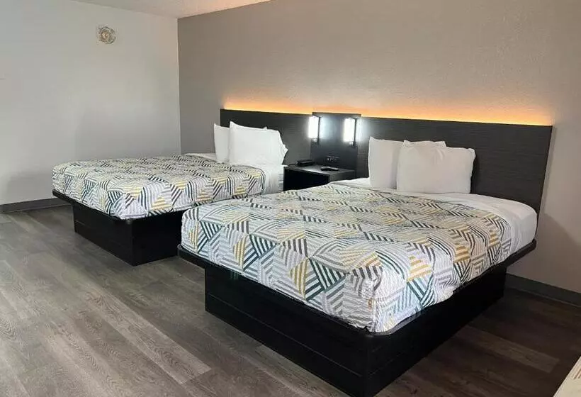 デラックスの４人部屋, Motel 6middleburg Heights, Oh  Cleveland