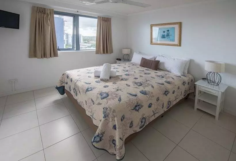 海の見える3ベッドルームアパートメント, Centrepoint Apartments Caloundra