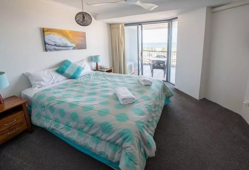 オーシャンビューの2ベッドルームデラックスアパート, Centrepoint Apartments Caloundra