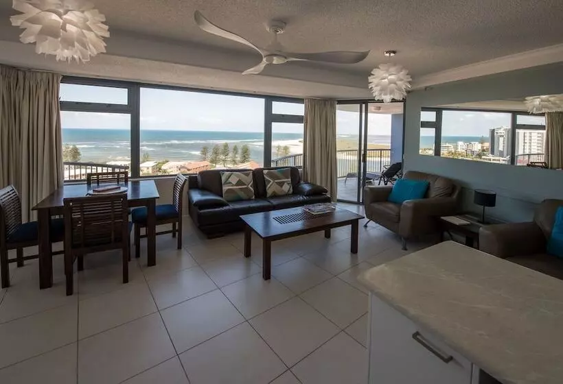 オーシャンビューの2ベッドルームデラックスアパート, Centrepoint Apartments Caloundra