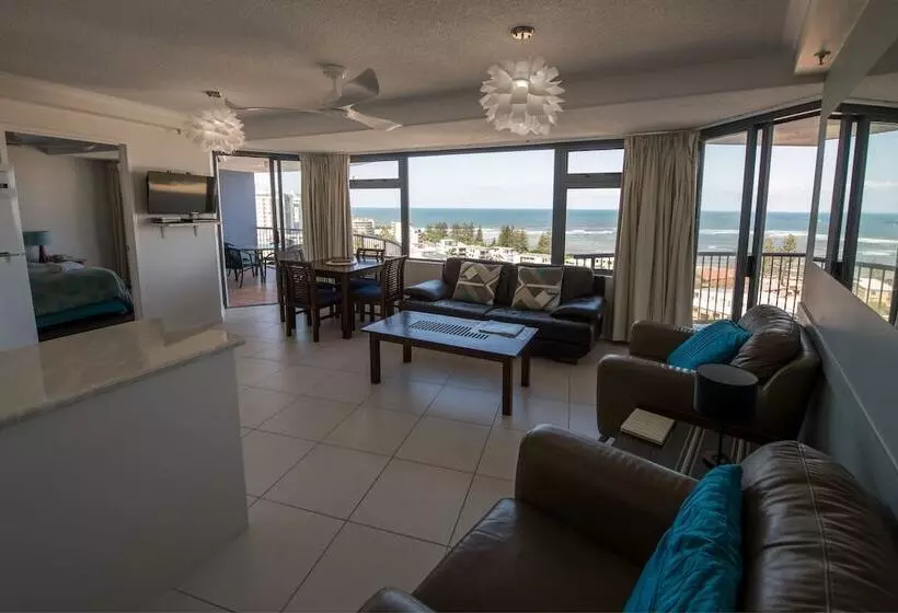 オーシャンビューの2ベッドルームデラックスアパート, Centrepoint Apartments Caloundra