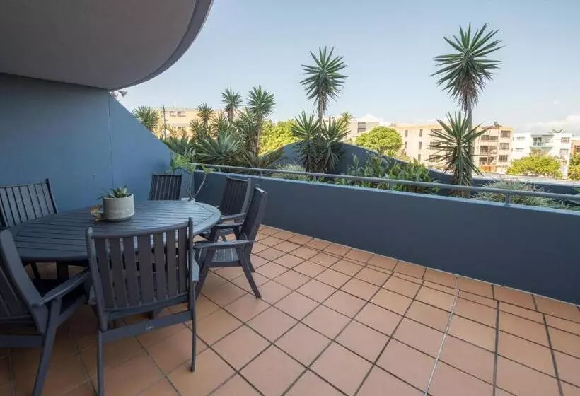 庭の見える1ベッドルームアパートメント, Centrepoint Apartments Caloundra