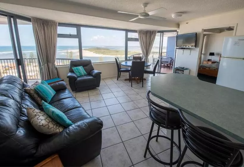 海の見える2ベッドルームアパートメント, Centrepoint Apartments Caloundra
