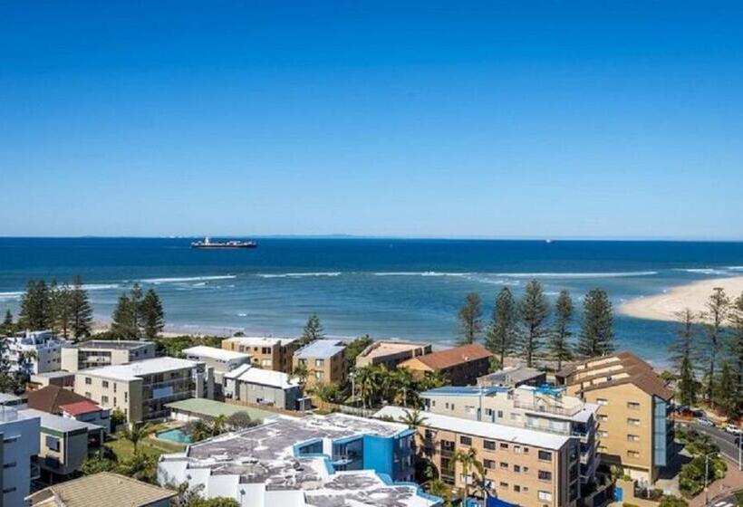 דירת דלוקס 2 חדרי שינה עם נוף לים, Centrepoint Apartments Caloundra