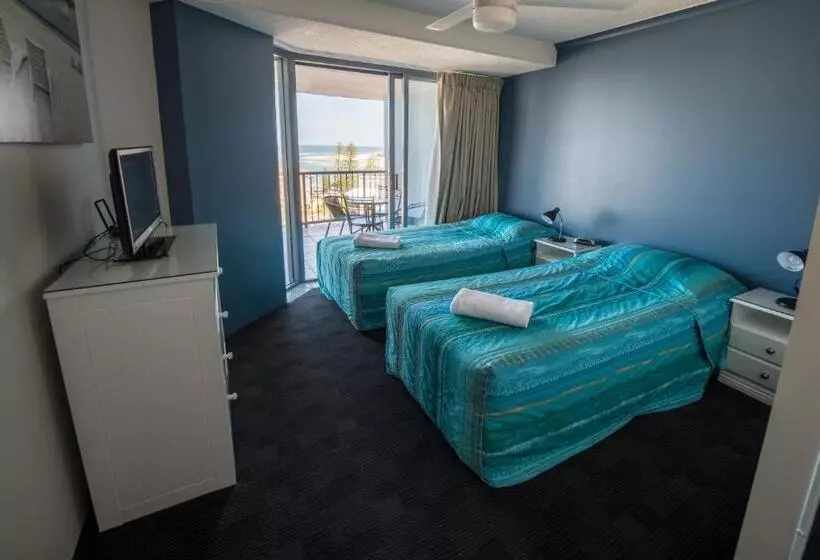 オーシャンビューの2ベッドルームデラックスアパート, Centrepoint Apartments Caloundra