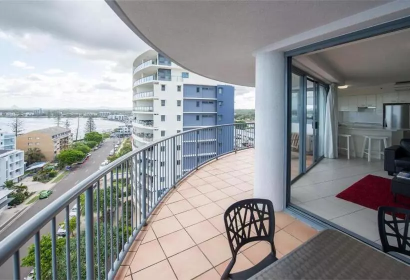 海の見える3ベッドルームアパートメント, Centrepoint Apartments Caloundra
