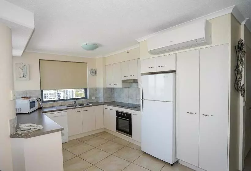 海の見える3ベッドルームアパートメント, Centrepoint Apartments Caloundra